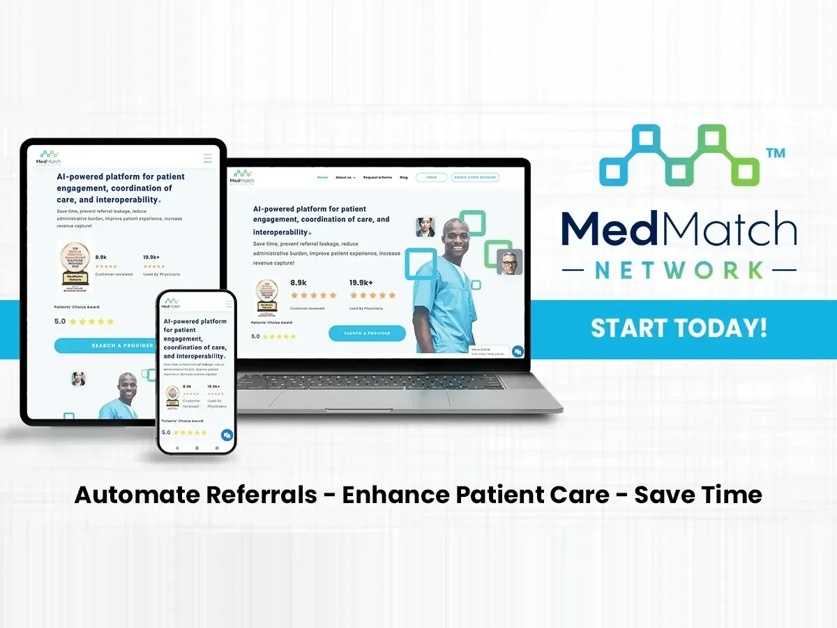 MedMatch Network platform connecting providers and patients for digital referrals
